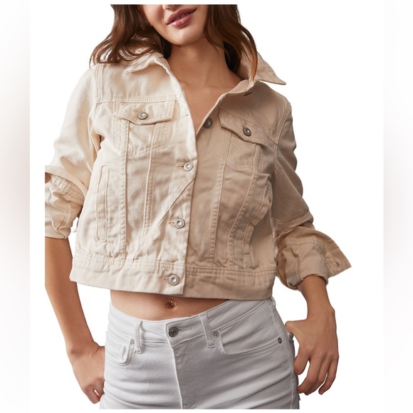 Free People Rumors Denim‎ Jacket, Size XSMALL - Picture 2 of 16